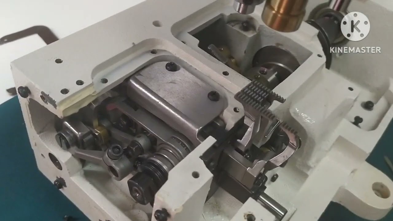 Mantenimiento, armado máquina collareta Goldex GL-1500B-02   parte 2