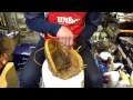 野球 baseball shop【#358】ファーストミットのレストア（ヒール親指側リレース）Restore a first baseman's mitt. Part 5