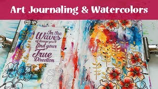 The Power of Daily Sketching in Art Journal Using Pen And Watercolors 🎨 