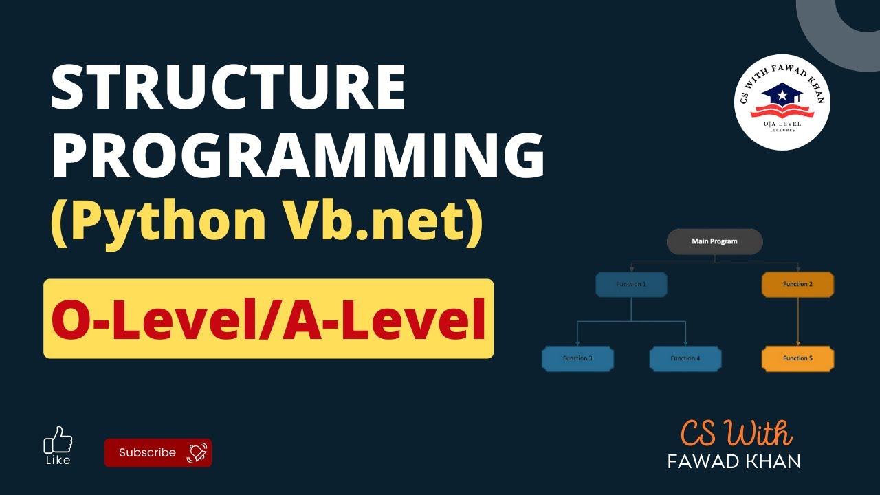 Structured Programming: A complete Guide (Python Vb.net) Part 2 - YouTube