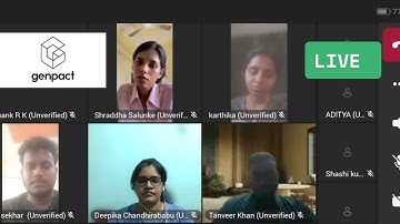 Genpact interview Live #interview