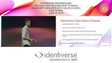 ForgeRock Masterclass: The Easy (and Secure!)...- June 28 | Identiverse 2019