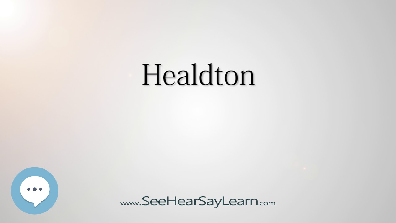 Healdton (How to Pronounce Cities of the World)💬⭐🌍✅