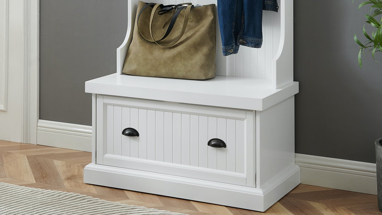 Shoreline Stackable Corner Kitchen Storage Pantry | Crosley Furniture