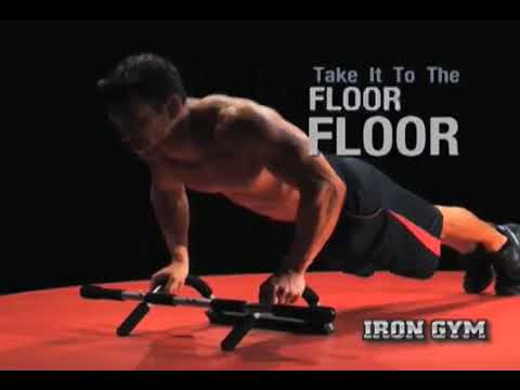 Iron Gym Total Upper Body Workout Bar   Pull Up Bars   Sports & Outdoors