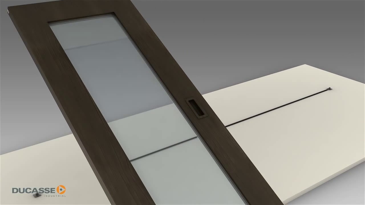 Sistema corredizo para puertas de madera_TAURO PLMD 50_Ducasse Industrial - YouTube