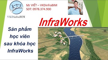 Sản phẩm của học viên sau khóa học Infraworks