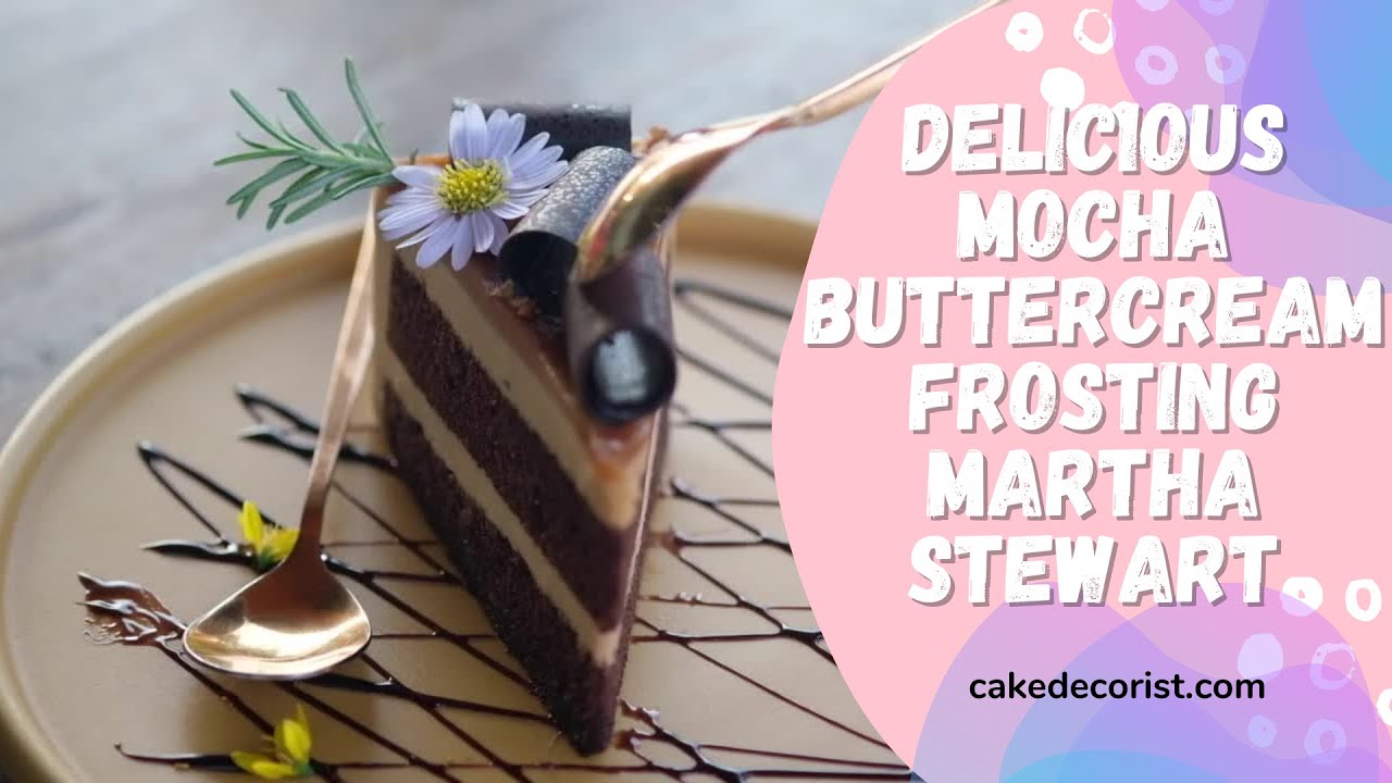 Delicious Mocha Buttercream Frosting Martha Stewart YouTube
