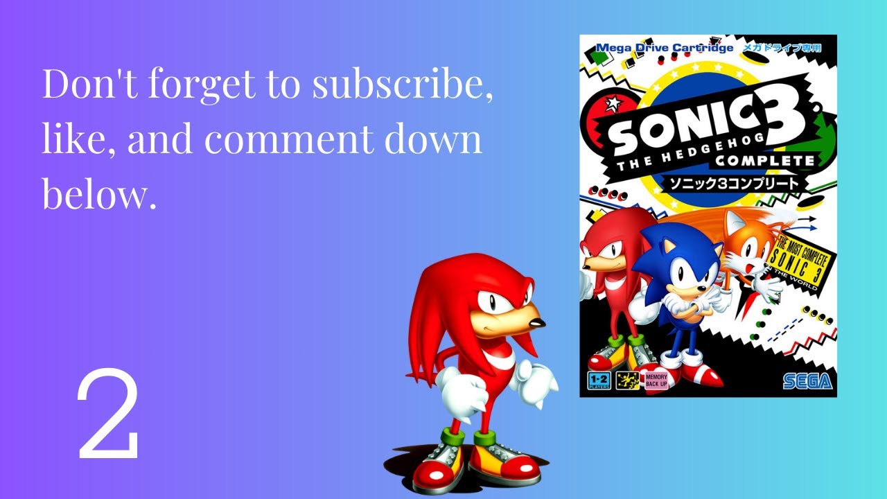 Sonic the Hedgehog 3 Complete Part 2 (Playing as Knuckles) - YouTube