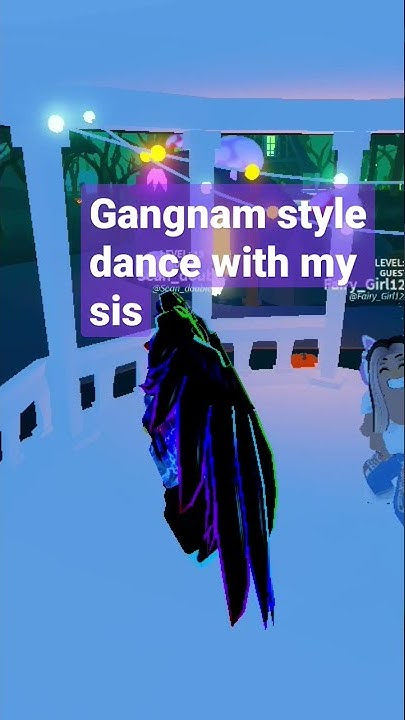 Roblox gangnam style dance with my sis edit - YouTube