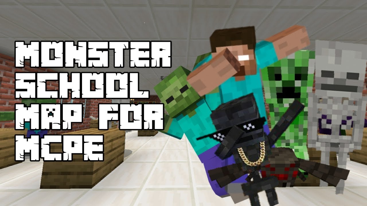 Monster School Map: Tribute Update | Minecraft Pe Maps