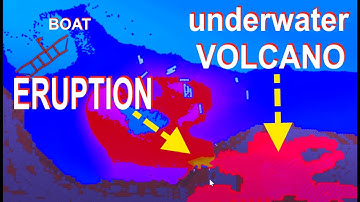 🌋 HIGH PRESSURE Underwater VOLCANO ERUPTION 🌋 | Water Physics Simulation