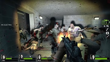 Left 4 Dead 2 Campaign Gameplay 146 - Diescraper Redux: Apartment complex
