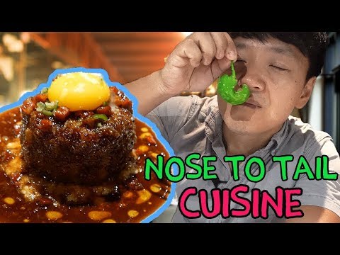 Eating The WHOLE Animal! NINE Course NOSE To TAIL Feast In Singapore