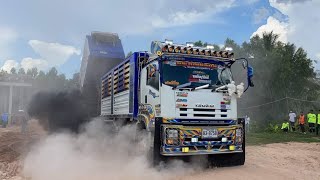 360 ช่างเอี๋ยวโหดจัด ตามไปดู งานบุญทอดผ้าป่า สำนักสงฆ์ป่าสระคู Dump Truck