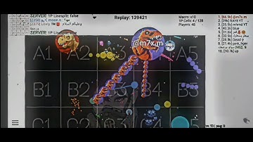 بلوب العوده جنون العضمه 🦦🔥🔥 . #بلوب#blob#agario#اقاريو#destroy