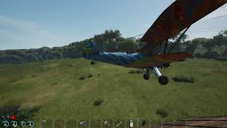 Vehicle shenanigans 3 - Flying low, blasting music - SCUM game