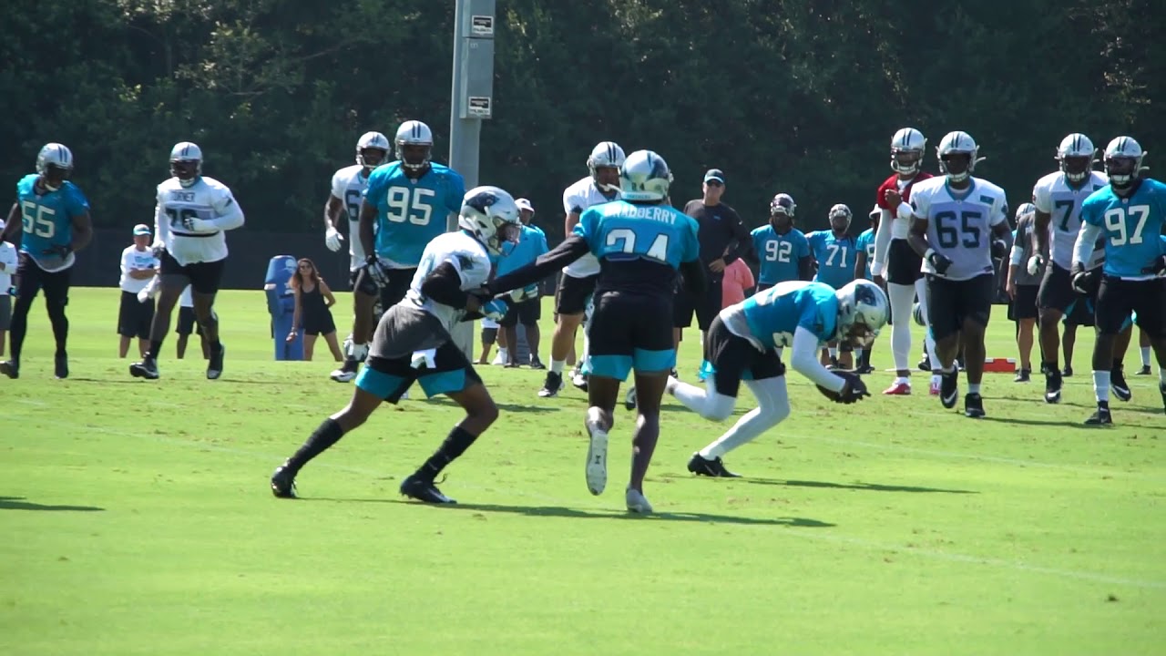 Corn Elder picks off Cam Newton YouTube