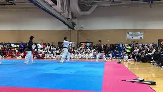 Grand Master Kim board breaking