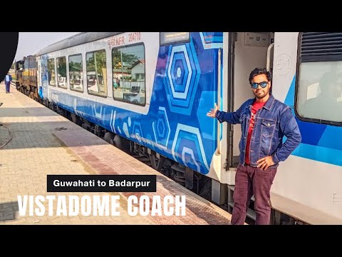 Guwahati to Haflong Vistadome Coach Train Journey | Best Train Journey Route in India