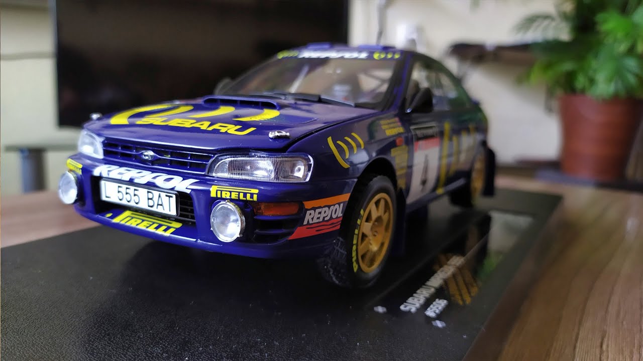 SunStar Subaru Impreza 555 1995 C.McRae\D.Ringer [1:18] - YouTube