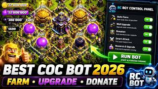 Clash of Clans Bot / 2026 / Auto Farm / Wall Upgrade / Clan Donation Clash of Clans Bot / 2026 / Auto Farm / Wall Upgrade / Clan Donation