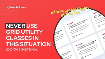 CAUTION: Avoid This TRAP When Using Grid Utility Classes