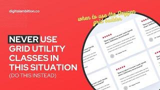 CAUTION: Avoid This TRAP When Using Grid Utility Classes