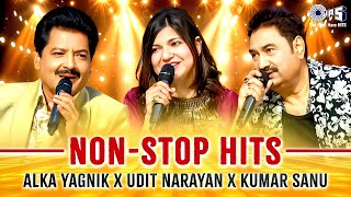 Download Lagu Nonstop Hits Of Udit Narayan, Alka Yagnik \u0026 Kumar Sanu  Evergreen Bollywood Hits | 90s Hindi Songs 💖 MP3