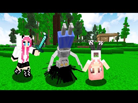 MINECRAFT  PANDA GIẢI CỨU HEBI KHỎI ÁC MA TRƯỜNG HỌC*THỬ THÁCH 24H PHONG ẤN NỮ SINH LỘN NGƯỢC