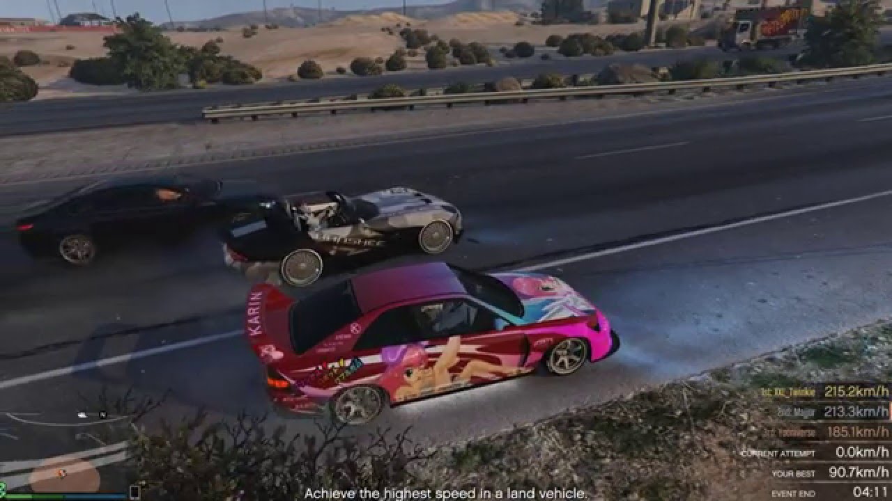 GTAV Banshee 900R VS Sultan RS YouTube