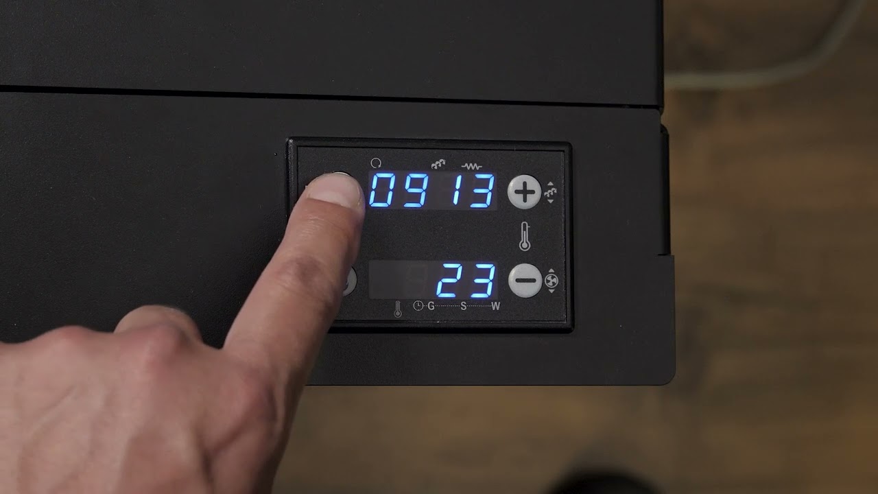 Display de control estufas de aire