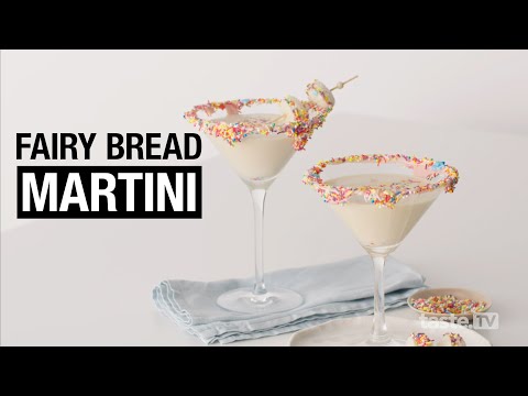 We made the Aussiest Fairy bread martini | taste.com.au