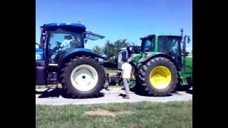 JOHN DEERE 6620 VS NEW HOLLAND TS135A