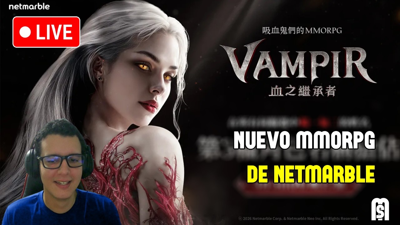 VAMPIR (血之繼承者) EN ESPAÑOL, PROBANDO NUEVO MMORPG DE NETMARBLE - YouTube