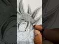 How to draw Goku ultra instinct #goku #drawing #dragonball #gokuultrainstinct
