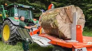 Dangerous Fastest Firewood Processing Machines, Amazing Homemade Wood Chipper Machine, Splitter #diy