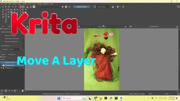 Move A Layer Tool In Krita | Let`s Do Tech | Digital Drawing Program | KRITA Tutorials