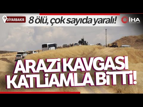 Diyarbakır’da İki Aile Arasında Arazi Kavgası, Çok sayıda Ölü ve Yaralı Var