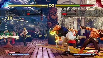 SFV 3.5  - Guile Loop Combos - 624 Damage