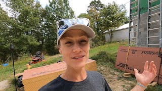 FIXING A MISTAKE |ZIP SYSTEM ROOF SHEATHING |Building our own home |IN THE WOODS