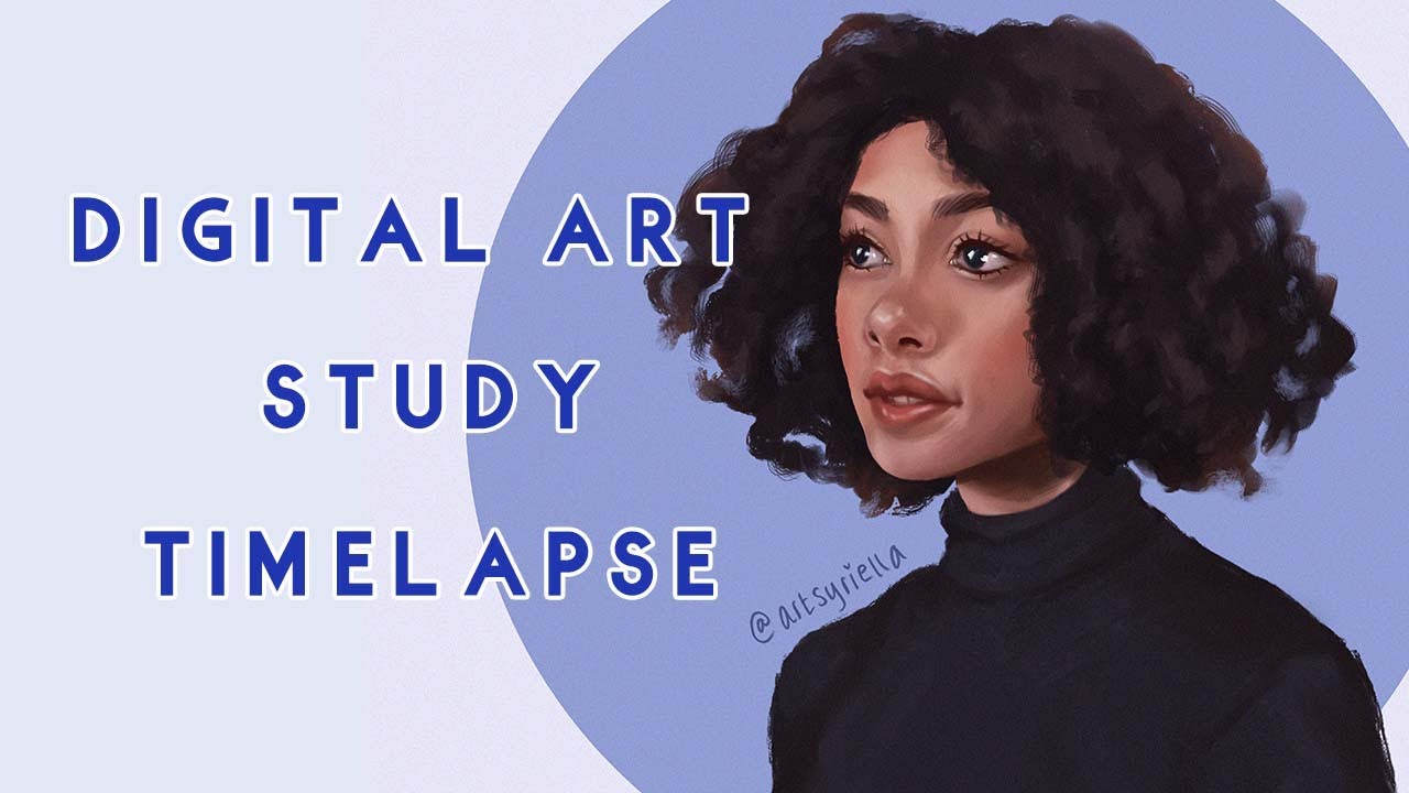 Digital Art Study | Timelapse | Pinterest Reference - YouTube