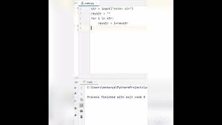 Python code to print palindrome or not.