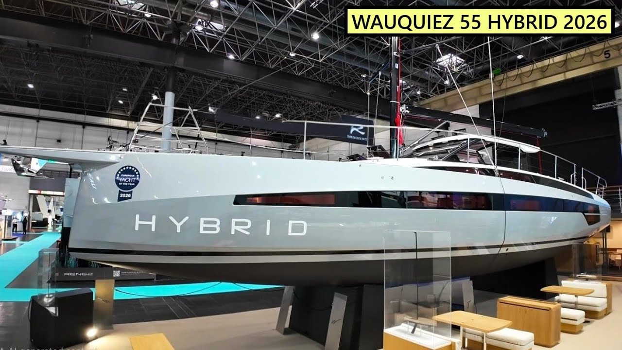 ⁣New 2026 WAUQUIEZ 55 HYBRID sailing boat
