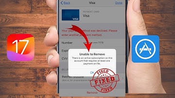 how to fix unable to remove payment method due to active subscription|2024