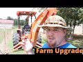 Start Of Our Farm Upgrade | Prepping Kubota Backhoe For Digging 380' Of Waterline