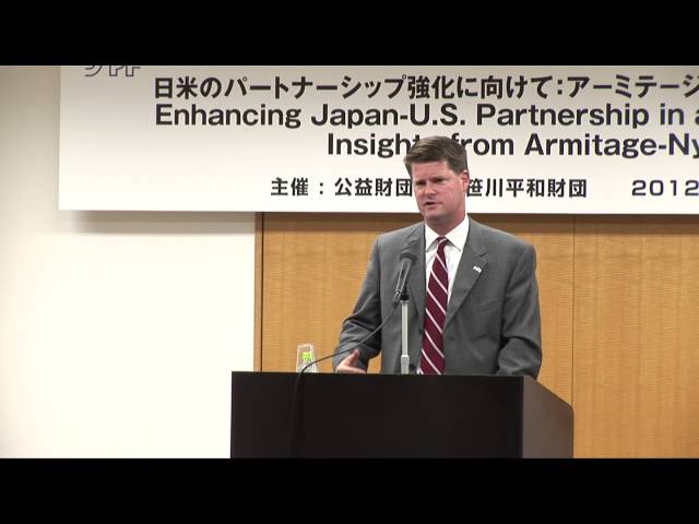 "Enhancing Japan-U.S. Partnership in a New Global Order" by Mr. Randall G. Schriver