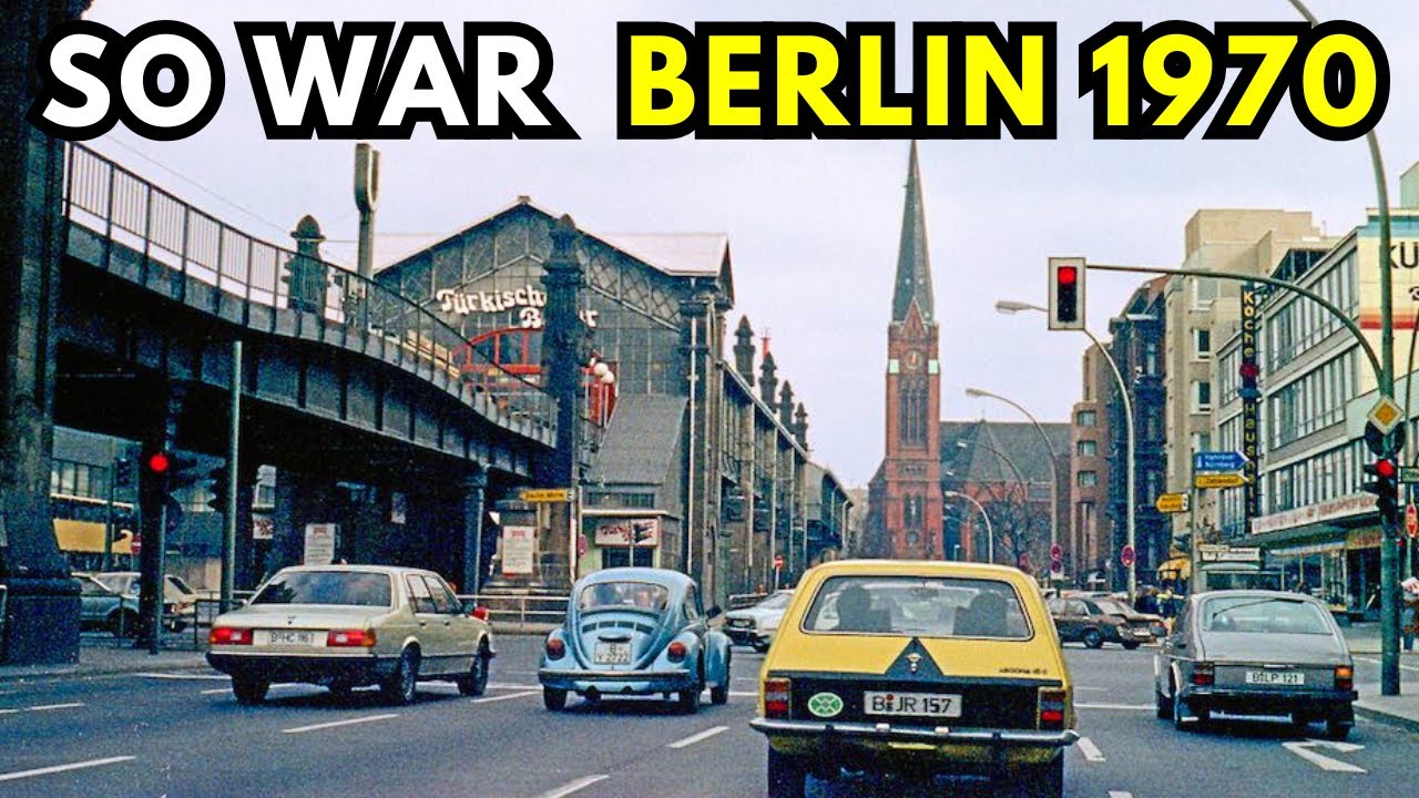 Wir ERLEBEN neu, wie es war, 1970 durch BERLIN zu SPAZIEREN