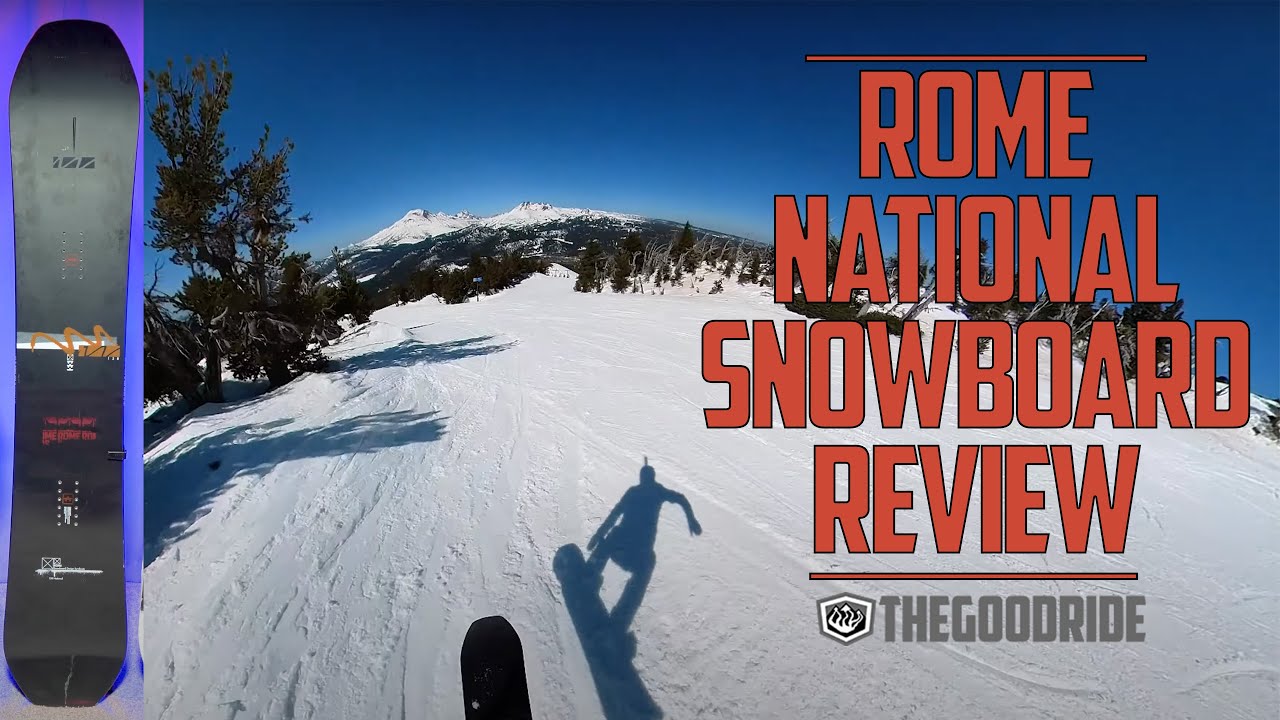 Rome National 2022 Snowboard Review - Compared to Jones Mountain Twin and Capita Mercury.