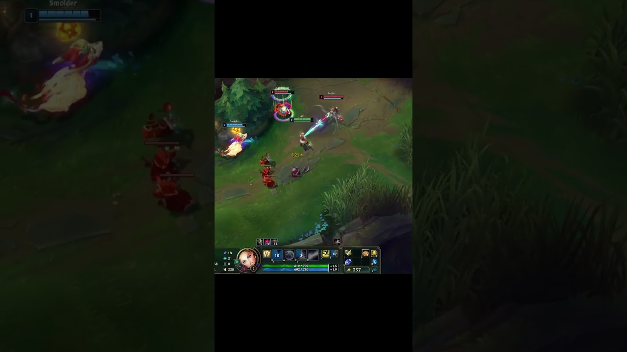 Lux, Smolder counter-attack Tristanna, Senna 